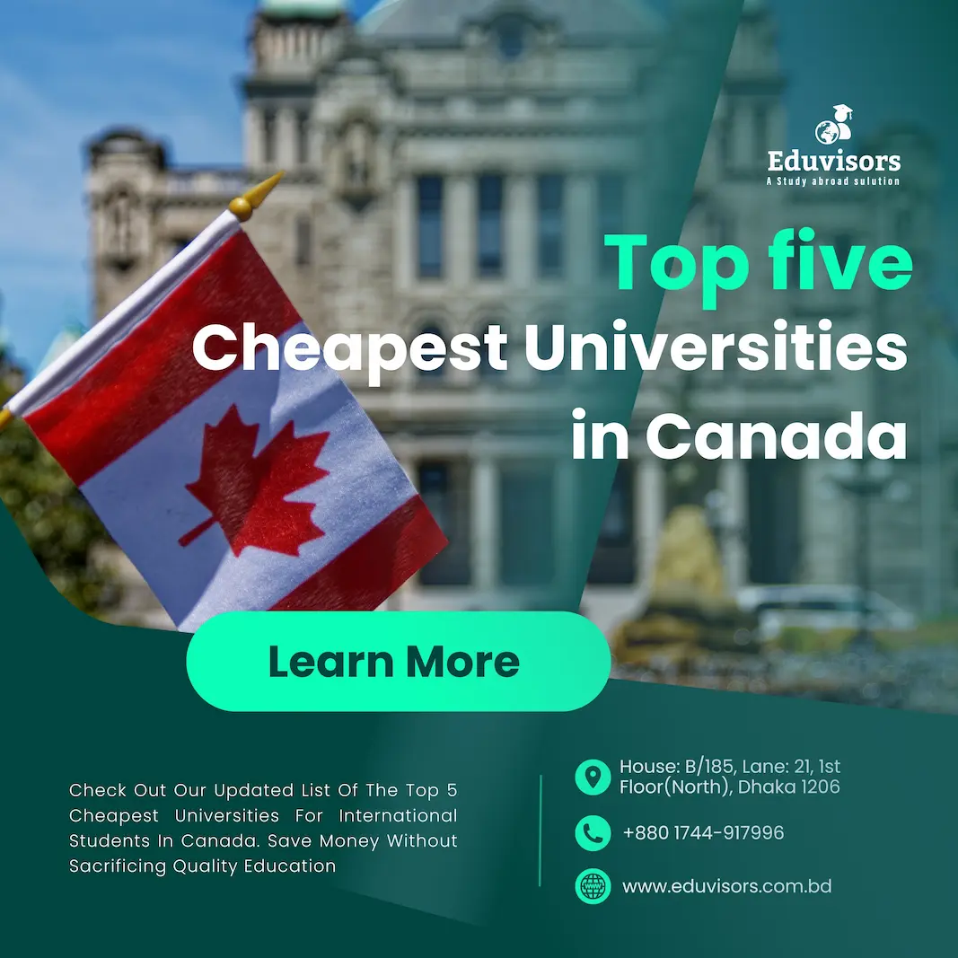 Cheapest Universities in Canada for International Students