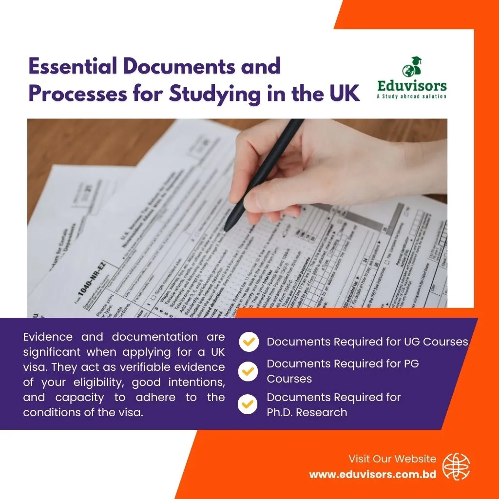 Essential Documents and
Processes for Studying in the UK