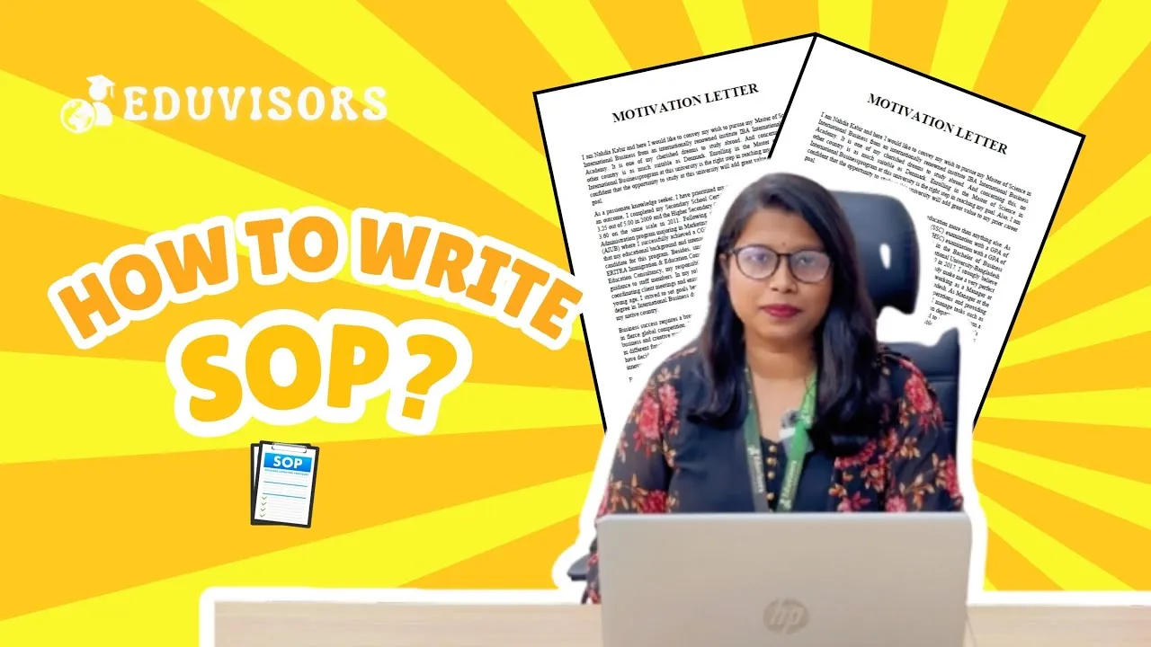 How to write your SOP
