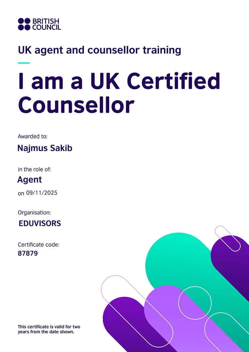Najmus Sakib Certificate