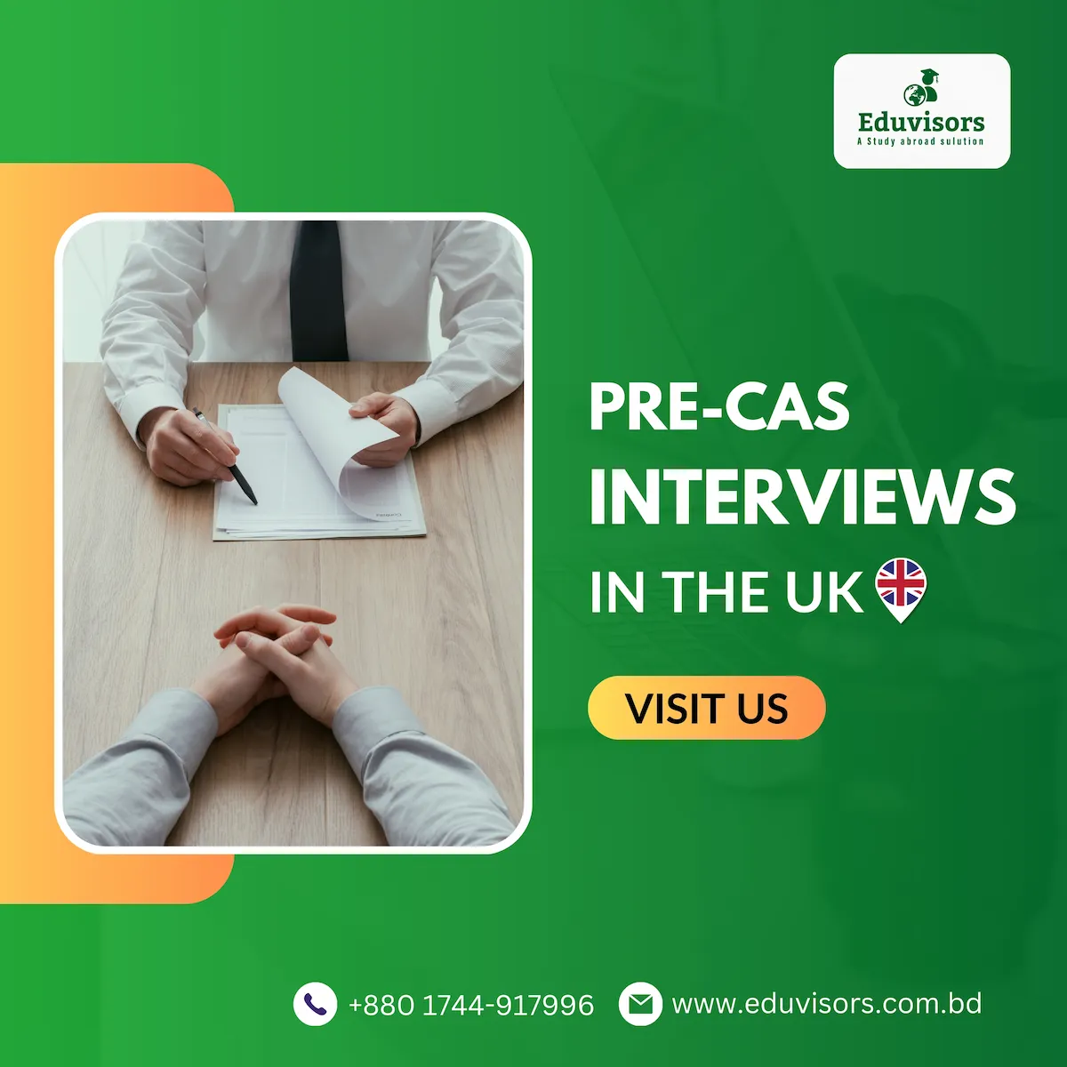 Pre-CAS Interviews in the UK