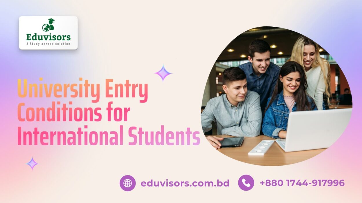University Entry Conditions for International Students